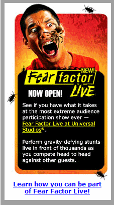  ... FEAR FACTOR attraction . At the bottom of the page is this navigation